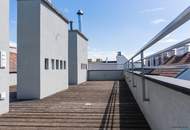 Exklusive Luxus-Dachgeschosswohnung mit ca. 60 m² Dachterrasse | voll möbliert | Smart Home | Garage | 1180 Wien