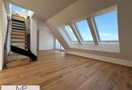 Helle und freundliche 2-Zimmer DG Wohnung mit Balkon und großer Dachterrasse mit 360° Stadtblick!