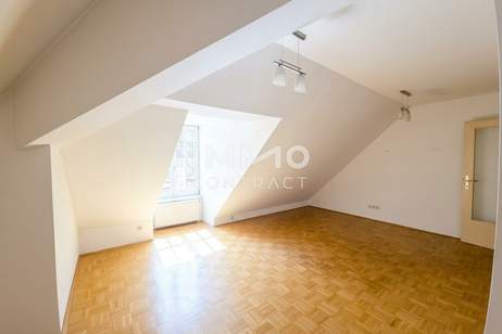 Zentrale INNENSTADTLAGE: Zwei Zimmer Dachgeschoß Wohnung im Zentrum - Sackstraße 24 - Top 17, Wohnung-miete, 698,51,€, 8010 Graz(Stadt)