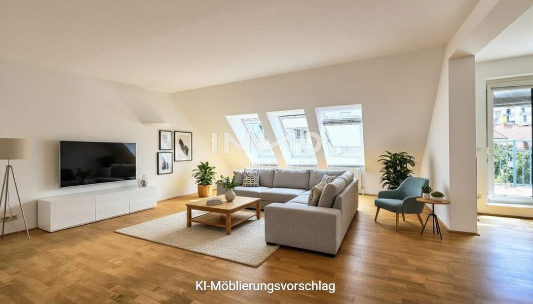 Exklusiv, hell, geräumig, ruhig - 143 m² Dachterrassenjuwel mit Tiefgarage