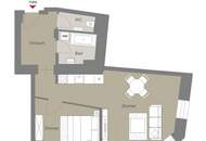 HERBSTAKTION - NEUE PREISE | 2-Zimmer Altbauwohnung mit geräumiger Wohnküche | Fernwärme