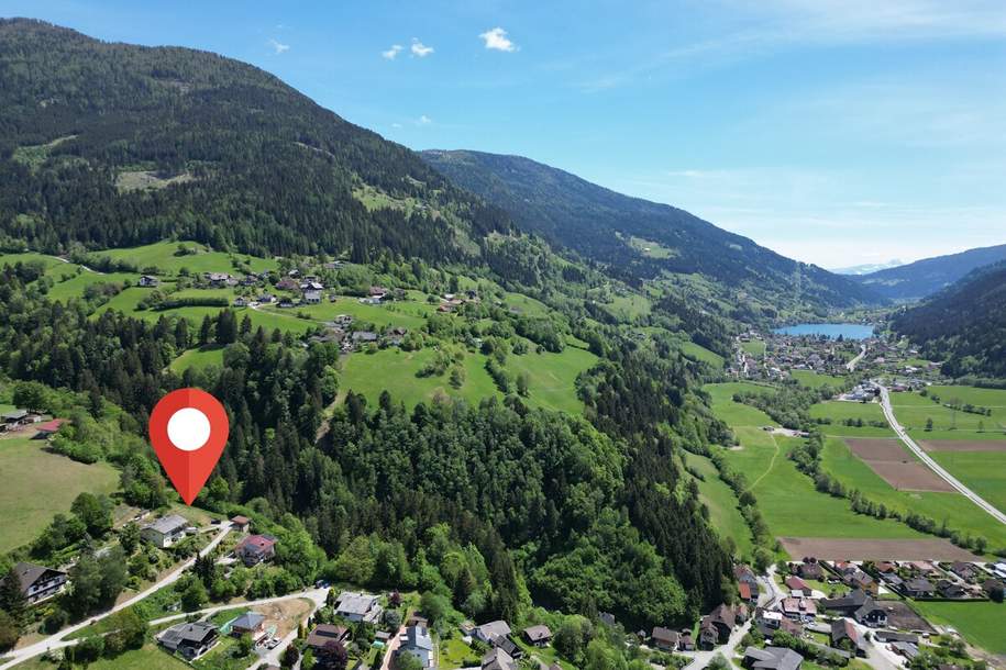 Natur. Ruhe. Freiheit. – Ihr Grundstück in Untertweng! Sonniges Baugrundstück + Waldfläche, Grund und Boden-kauf, 89.000,€, 9545 Spittal an der Drau