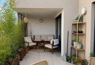Zwei Zimmer, eine lange Terrasse, nach Osten über die Gärten von Oberdöbling
