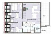 4-Zimmer-Dachgeschosswohnung mit XL-Dachterrasse