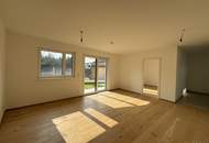 Charmante Gartenwohnung - 2 Zimmer plus Küche - südseitige Ruhelage - Erstbezug - Fußbodenheizung - WP &amp; Solar