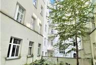 VIKTORGASSE, U1-NÄHE, gepflegte 60 m2 Altbau, 2 Zimmer, Küche, Duschbad, Parketten, Hofruhelage