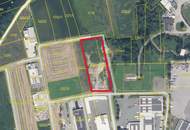 4.253 m² Gewerbegrundstück im Industriegebiet Tillmitsch – teilweise geschottert, Stromanschluss vorhanden