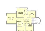 Eckreihenhaus mit Einfamilienhauscharakter in zentrumsnaher Aussichtsslage