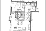 Optimal geschnittene 2-Zimmer- Wohnung - U6 nur 2 min. zu Fuß