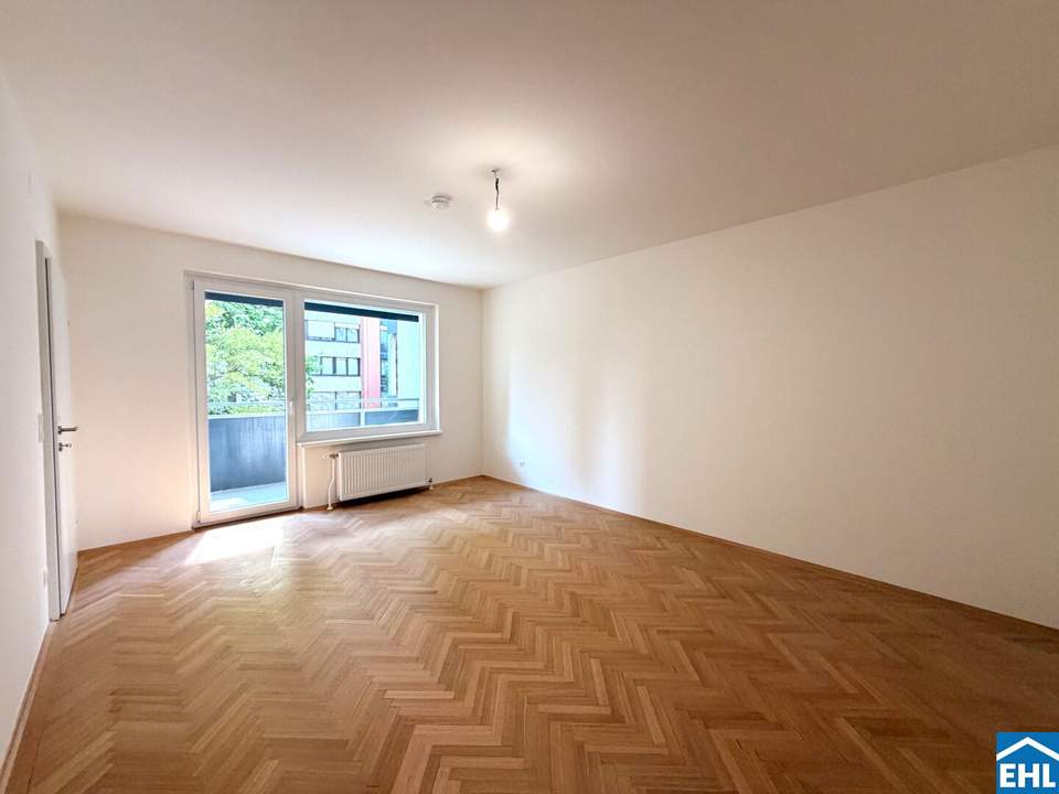 Geräumige 3-Zimmer Wohnung mit Balkon im Arsenal!