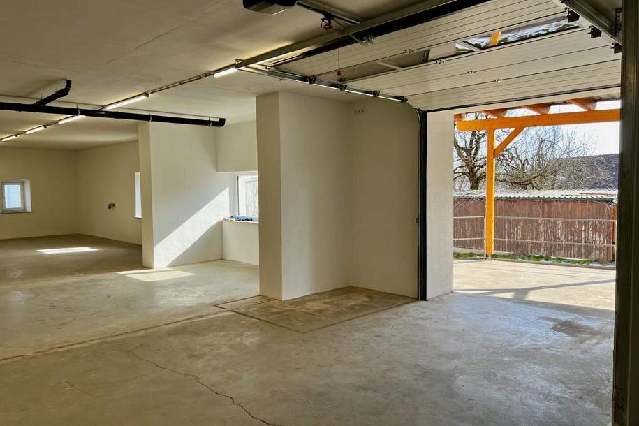 Vielseitige Lagerfläche / Werkstätte mit Rolltor &amp; eigener Zufahrt – Top Lage in St. Stefan im Rosental, Gewerbeobjekt-miete, 1.060,00,€, 8083 Südoststeiermark