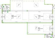 Beidseitig andienbare Lager- und Produktionshalle (ca. 286 m²) mit Büro- und Aufenthaltsräumen