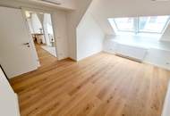 Stark reduziert - Stylischer Wohntraum im Dachgeschoss! Frisch saniert + Ruhelage + Traumhaftes Altbauhaus + Hofseitige Terrasse + U-Bahn ums Eck + Beste Infrastruktur und Anbindung!