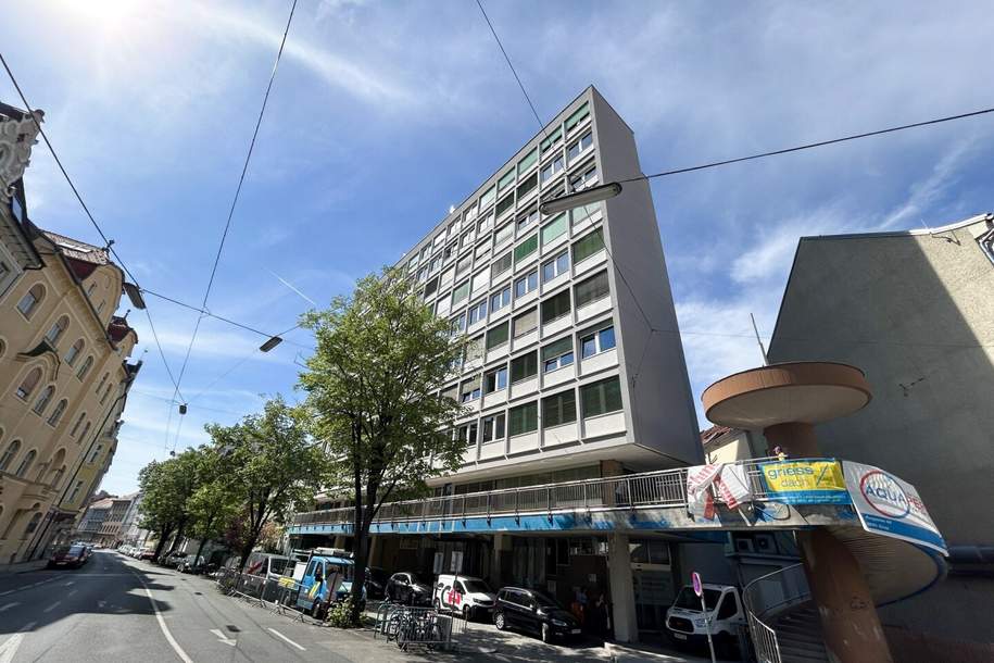 Zentrale Innenstadtlage mit einzigartigem Blick über die Dächer von Graz!, Gewerbeobjekt-kauf, 1.280.000,€, 8010 Graz(Stadt)