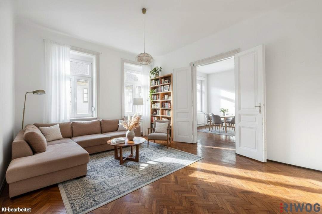 Sonniger Altbau mit Potenzial | Bewilligte Planung inkl. bewilligtem Balkon/Loggia | Teils Hoflage | Nähe Einsiedlerpark, U4 Margaretengürtel, künftiger U2-Station Reinprechtsdorfer Straße