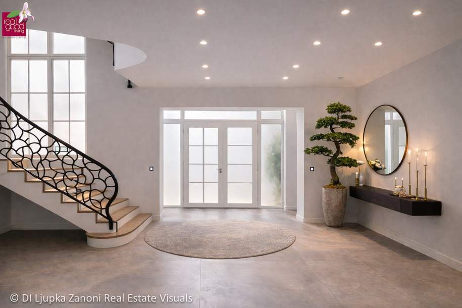 COOL LIVING AM SEE 365 m² ARCHITEKTUR. BODENKÜHLUNG. SOFORT BEZIEHBAR, Haus-kauf, 1.699.000,€, 2483 Baden