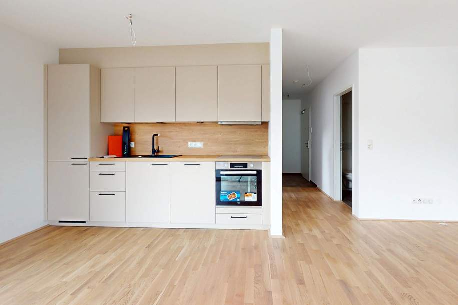 Erstbezug: 2-Zimmerwohnung mit Garagenplatz und Bergblick!, Wohnung-miete, 1.100,00,€, 6460 Imst