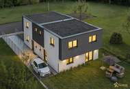 182 m² GARTENPARADIES FÜR DIE GANZE FAMILIE. WIENERBERGER-NEUBAU-HAUS . PROVISIONSFREI für den Käufer.
