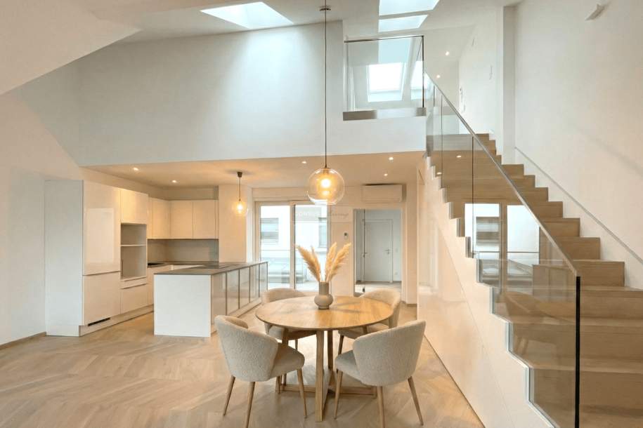 URBANES JUWEL: Galerie-Maisonette beim Rudolfsplatz - VIDEO verfügbar !, Wohnung-miete, 4.105,00,€, 1010 Wien 1., Innere Stadt