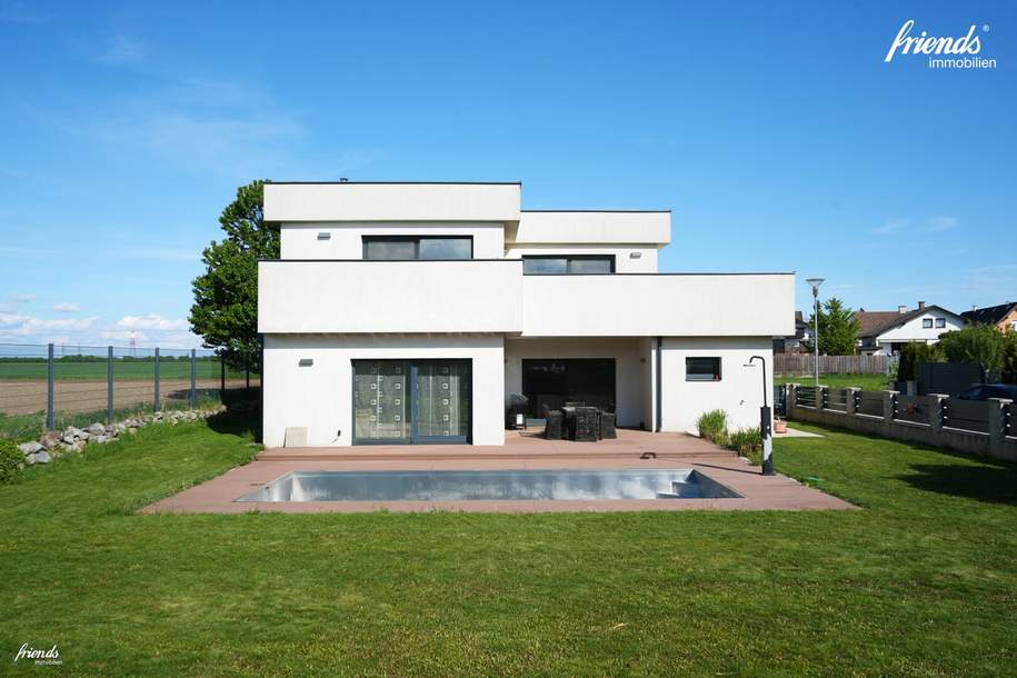 Modernes Einfamilienhaus - Leopoldsdorf bei Wien, Haus-kauf, 1.299.000,€, 2333 Bruck an der Leitha
