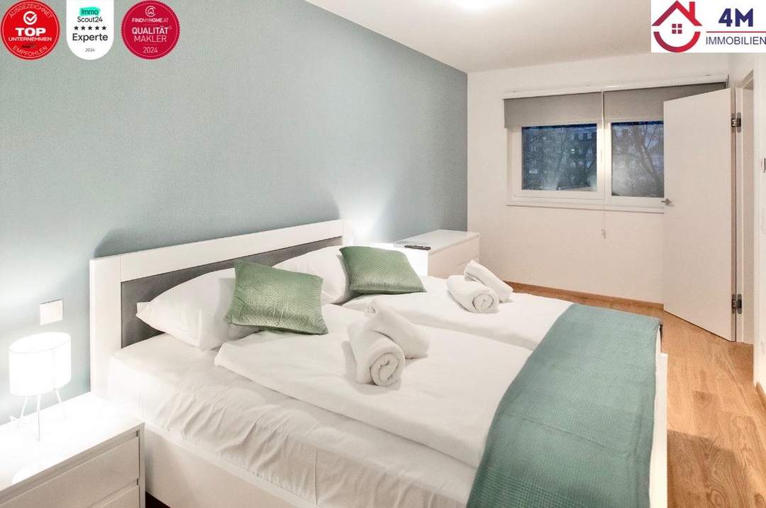 NEU PREIS !!! Freier Mietzins! (Airbnb ) 2-Zimmer Wohnung mit Balkon Zentral am Johann-Nepomuk-Berger-Platz