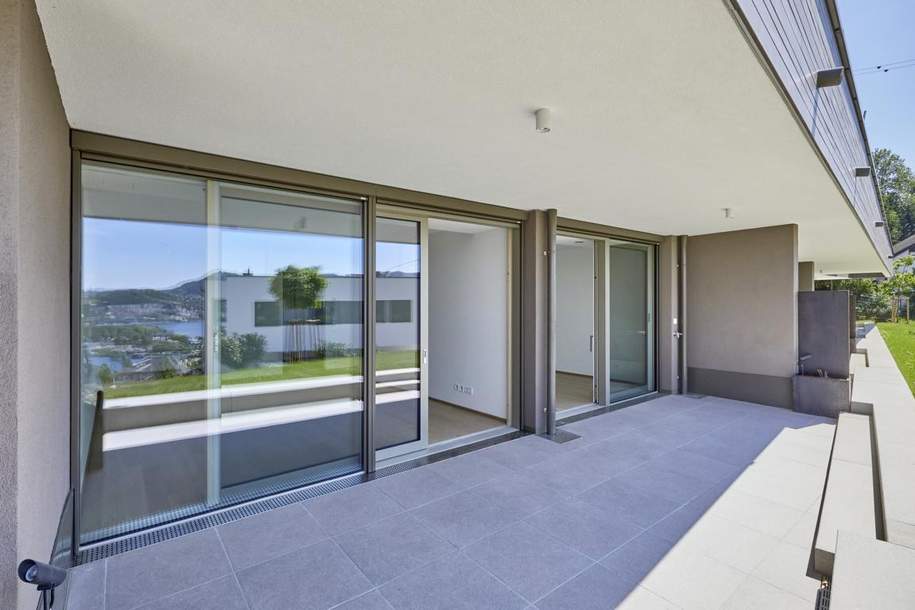 Projekt Sunset² Am Sonnenhang: Top B2 EG-Whg., 2 Zi, Eigengarten u. Terrasse, Wohnung-kauf, 736.368,€, 4810 Gmunden