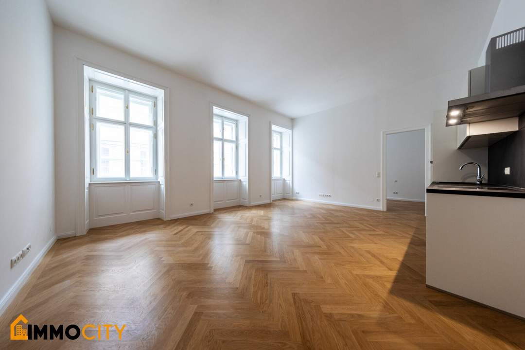 Hochexklusive und moderne 2-Zimmerwohnung inkl. Küche , Erstbezug in der Mayerhofgasse 7, 1040 Wien