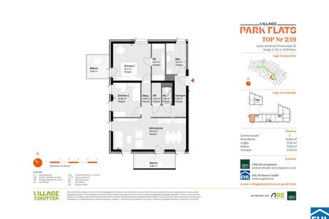 Anlage mit Potenzial: Modernes Wohnen in den PARK FLATS im 3. Bezirk, Wohnung-kauf, 180.000,€, 1030 Wien 3., Landstraße