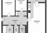 Erstbezug - Innenhof-Grünruhelage nur 350m zur U3: moderne 3-Zimmer, XXL-Regendusche, Loggia