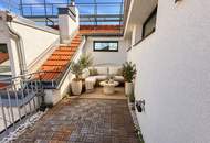 Weitläufige Dachgeschosswohnung mit Terrasse und Fernblick in Baden