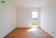 Begehrte Süd-Ost-Ausrichtung für Familien inkl. Balkon und hervorragender Ausstattung (Geothermie, Fussbodentemperierung uvm.)