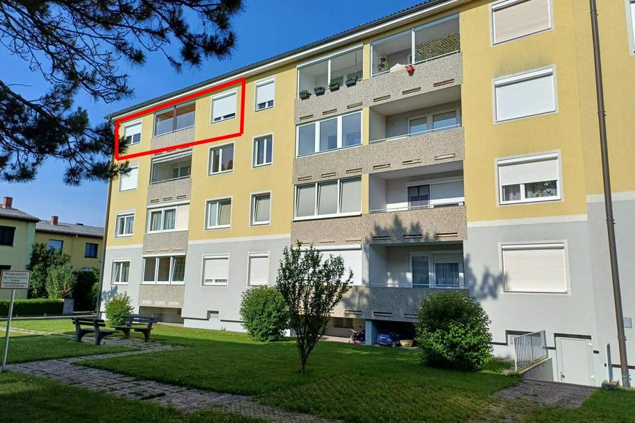 Helle 4-Zimmer-Wohnung mit Loggia in ruhiger Lage am Weberspitz, Wohnung-kauf, 150.000,€, 4780 Schärding