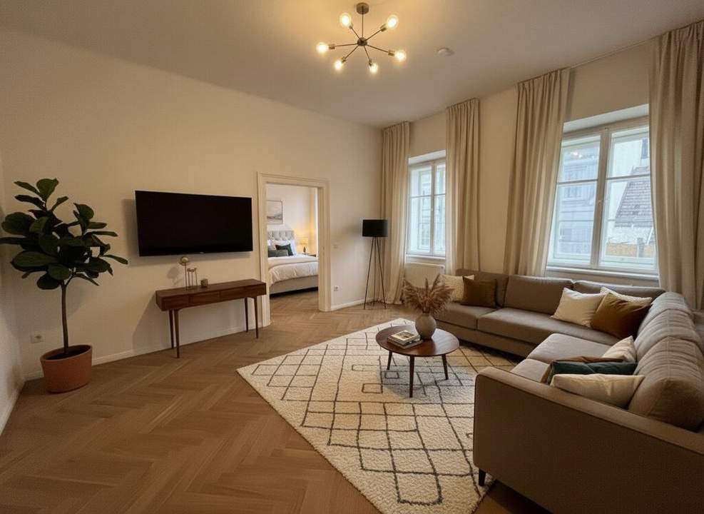 ⭐ 1090! ERSTBEZUG NACH SANIERUNG! Schöne 2-Zimmer Altbauwohnung in toller Lage!