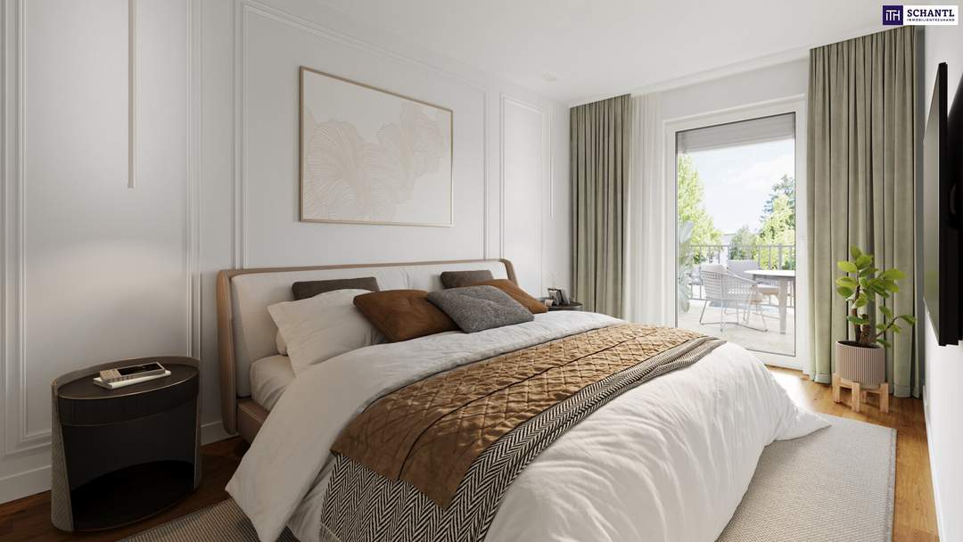 Jetzt Early Bird Aktion sichern! ZUM JUNGBRUNNEN! Ideal zur Vermietung! Perfekte 2-Zimmer Wohnung mit West-Balkon! Beste Infrastruktur + Hochwertige Materialien + Garagenplatz optional!