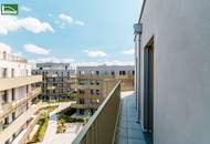 Breiten Sie sich aus - geräumiger 2.Zimmer-Neubau mit Balkon, Geothermie, Fussbodentemperierung, tlw. Raumhöhe von 2,60m