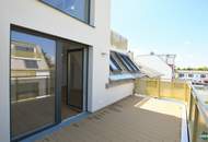 Schöne 2-Zimmer-Wohnung mit 14,5 m² großer Terrasse und Garagenplatz