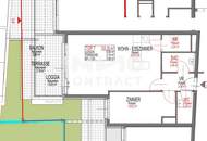 ERSTBEZUG Nähe Schloss Eßling - 2 Zimmer Wohnung mit Loggia - 1 Bedroom + Loggia