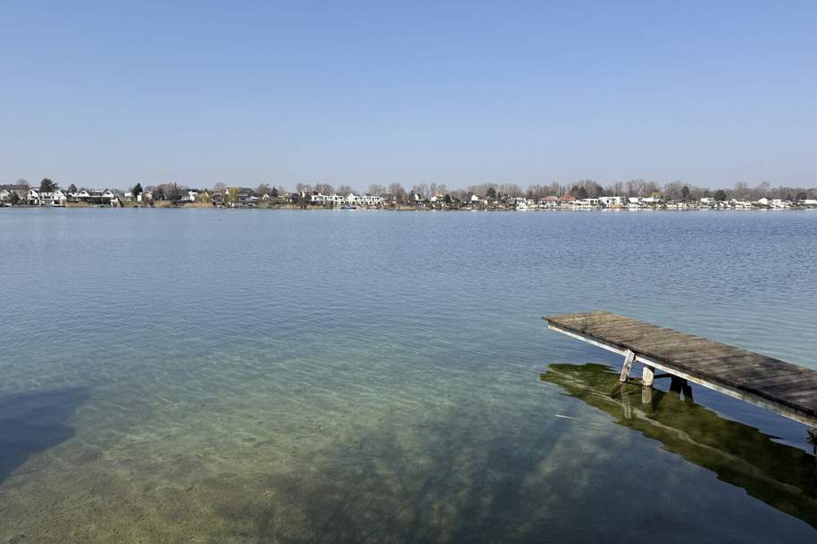 UFERPARZELLE mit privatem Badesteg und renovierungsbedürftigen Badehäuschen beim Yachtclub - auf Pachtgrund, Haus-kauf, 69.000,€, 2491 Eisenstadt-Umgebung