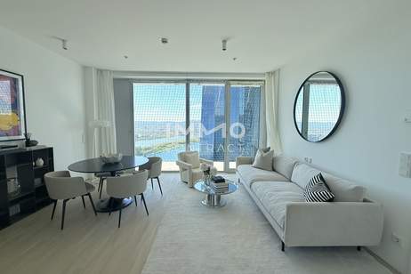 DC2 Tower - 2 Zimmer - mit Sonnenuntergans Loggia, Wohnung-miete, 1.100,00,€, 1220 Wien 22., Donaustadt