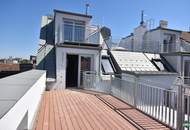 Am Kutschkermarkt | Außergewöhnliche 4-Zimmer-Dachgeschoßwohnung mit 2 Terrassen