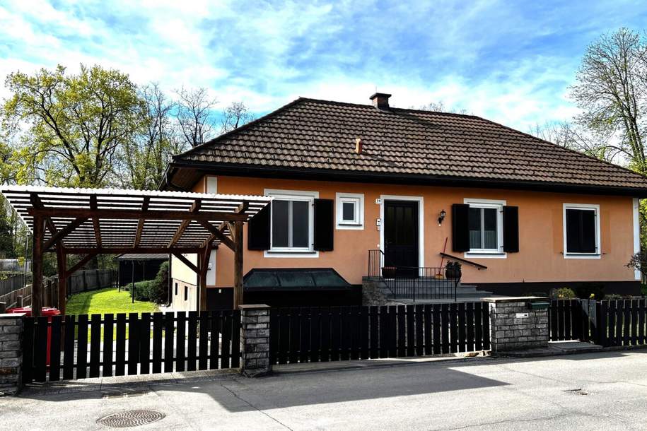 Sehr gepflegter Bungalow mit Terrasse, Garage, Carport und liebevoller Gartengestaltung in ruhiger Lage., Haus-kauf, 388.000,€, 8490 Südoststeiermark