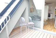 Ready-to-move-in!!! Modern-möblierte Dachgeschoßwohnung mit großer Terrasse!