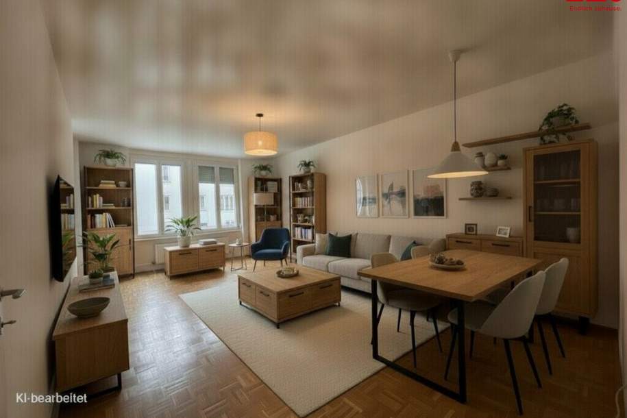 Helle 3-Zimmer-Wohnung mit Loggia und Grünblick in Linz/Ebelsberg, Wohnung-miete, 844,29,€, 4030 Linz(Stadt)