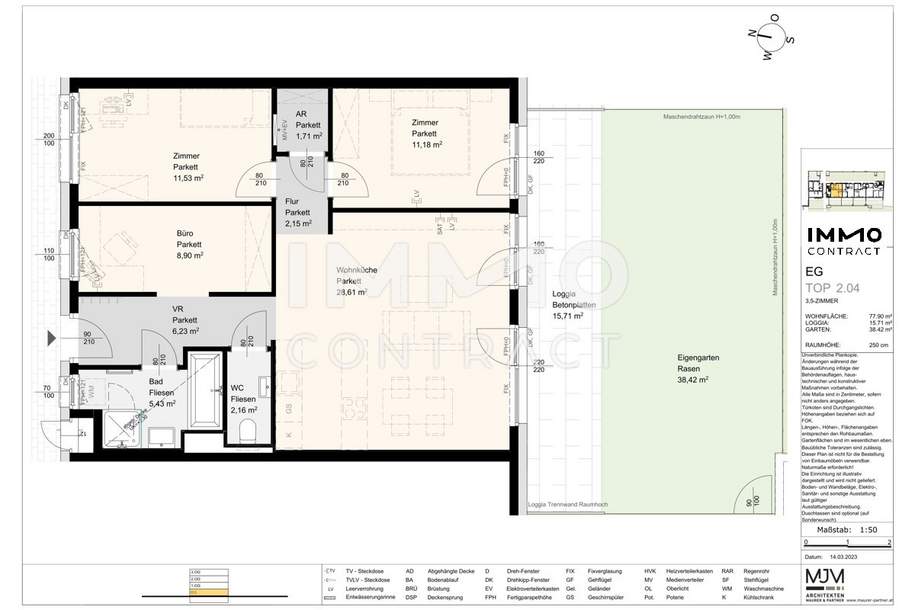 Stock2Live Exklusive Wohneinheiten 42qm - 120qm in Stockerau! _fußläufig zu Schule und Bahnhof!, Wohnung-kauf, 430.000,€, 2000 Korneuburg