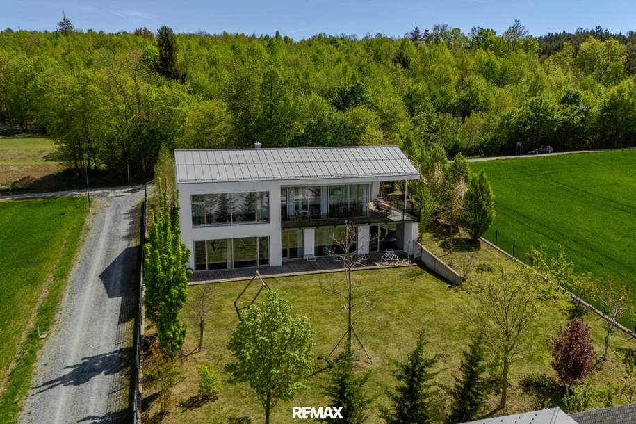 Architektentraum in West-Hanglage mit Blick auf den Thermenort, den Waldrand im Rücken, Haus-kauf, 972.000,€, 7431 Oberwart