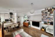TOWNHOUSE Wohnung BEIM AUGARTEN: 3-Zimmer mit Loggia und Dachterrasse