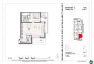 Moderne 2-Zimmer Wohnung mit Terrasse nahe dem Bruno-Kreisky-Park