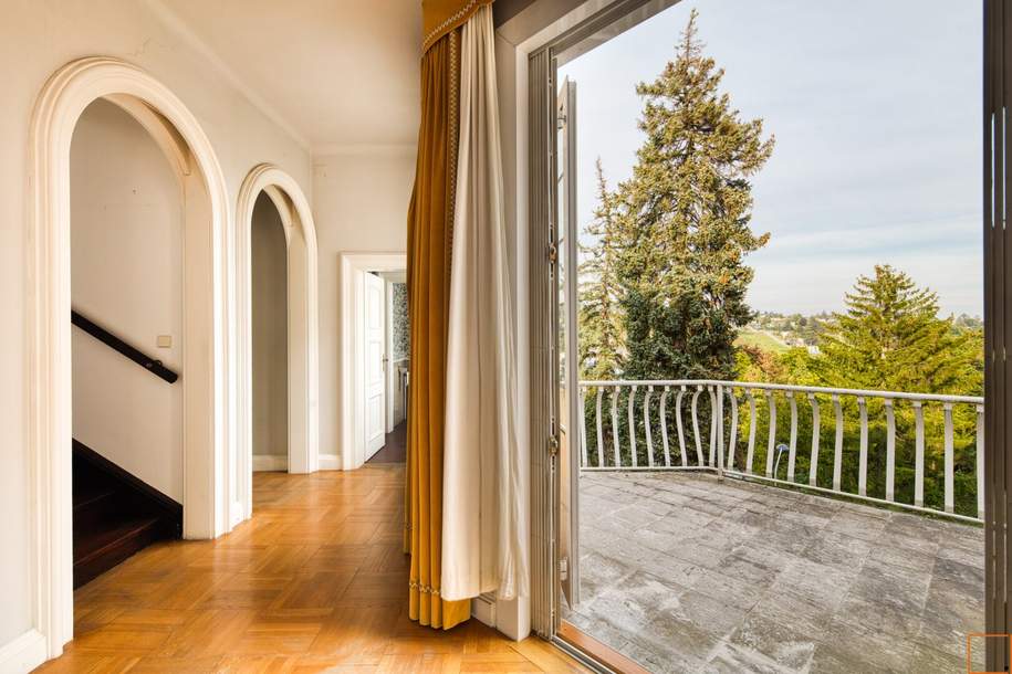 Villa in erhöhter Aussichtslage im Zuckerbäckerstil, Haus-kauf, 8.200.000,€, 1190 Wien 19., Döbling