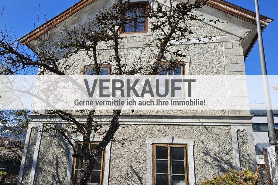 VERKAUFT! Grundstück mit renovierungsbedürftigem Haus im Zentrum von Saalfelden, Grund und Boden-kauf, 295.000,€, 5760 Zell am See