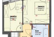Dachgeschoss 3 Zimmer mit Dachgarten, klimatisiert - provisionsfrei + Jahreskarte Wr. Linien